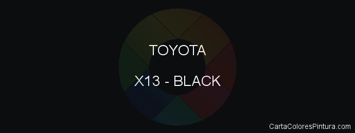 Pintura Toyota X13 Black