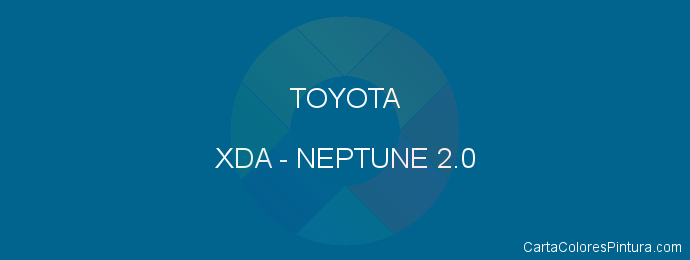 Pintura Toyota XDA Neptune 2.0