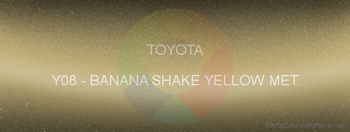 Pintura Toyota Y08 Banana Shake Yellow Met.