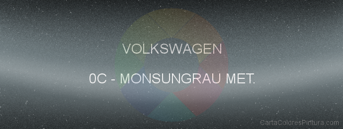 Pintura Volkswagen 0C Monsungrau Met.