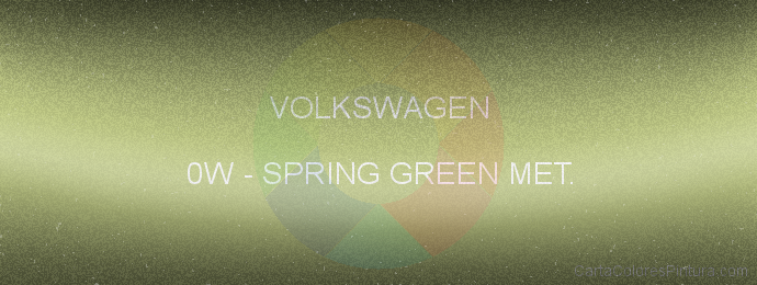 Pintura Volkswagen 0W Spring Green Met.