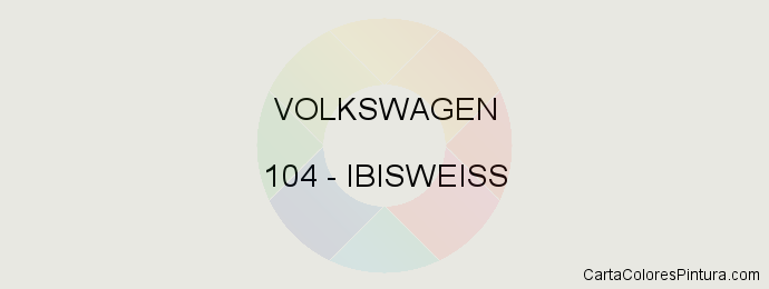 Pintura Volkswagen 104 Ibisweiss