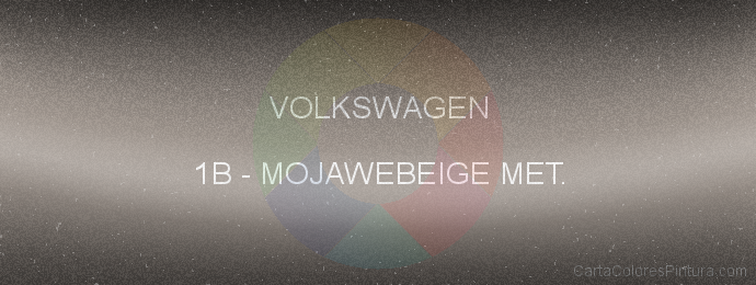 Pintura Volkswagen 1B Mojawebeige Met.