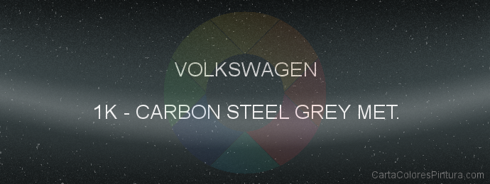 Pintura Volkswagen 1K Carbon Steel Grey Met.