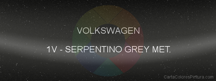 Pintura Volkswagen 1V Serpentino Grey Met.