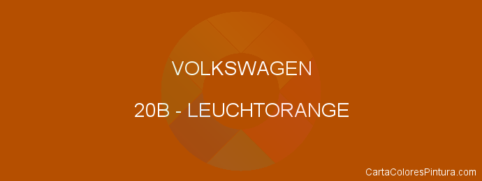 Pintura Volkswagen 20B Leuchtorange