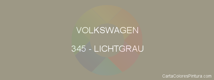 Pintura Volkswagen 345 Lichtgrau