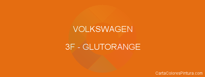 Pintura Volkswagen 3F Glutorange
