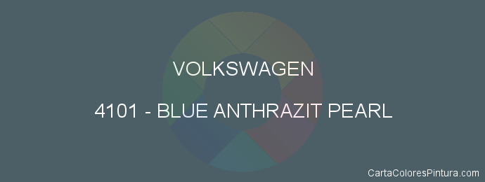 Pintura Volkswagen 4101 Blue Anthrazit Pearl