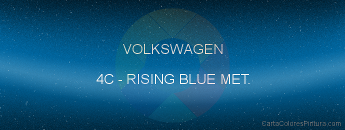 Pintura Volkswagen 4C Rising Blue Met.