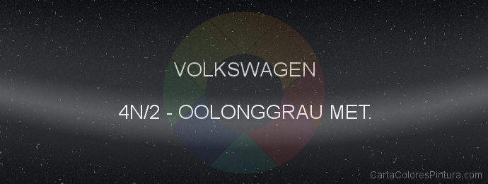 Pintura Volkswagen 4N/2 Oolonggrau Met.