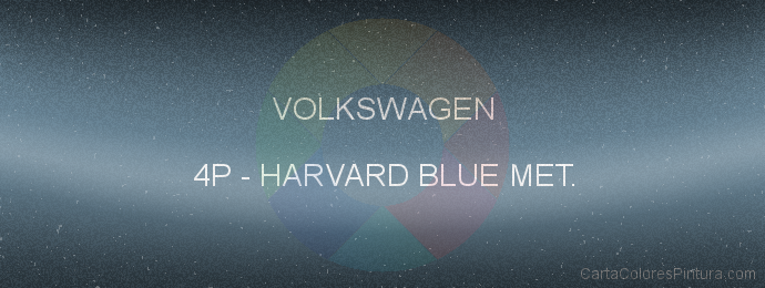 Pintura Volkswagen 4P Harvard Blue Met.