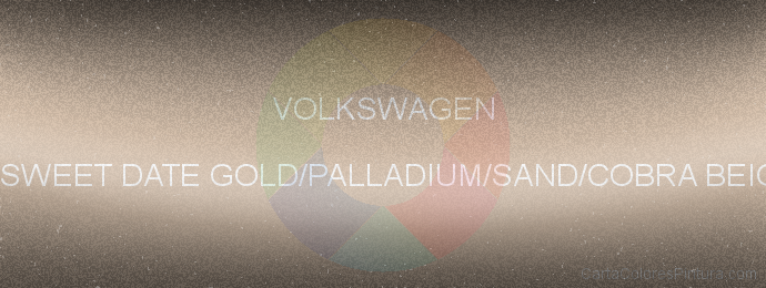 Pintura Volkswagen 4T/12 Sweet Date Gold/palladium/sand/cobra Beige Met