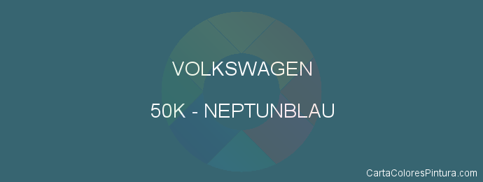 Pintura Volkswagen 50K Neptunblau