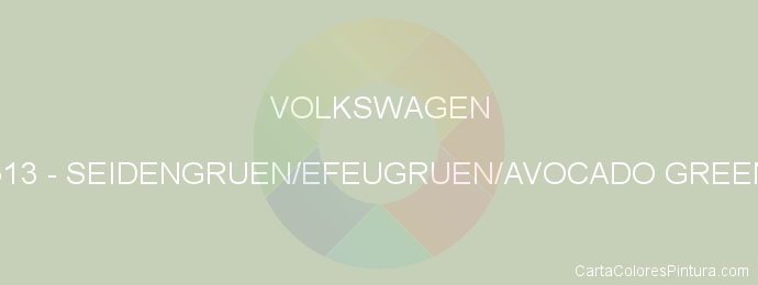 Pintura Volkswagen 513 Seidengruen/efeugruen/avocado Green