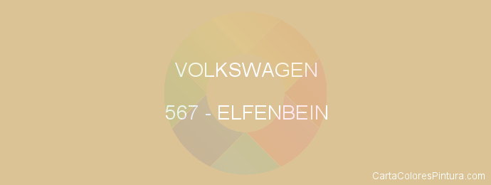 Pintura Volkswagen 567 Elfenbein