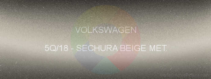 Pintura Volkswagen 5Q/18 Sechura Beige Met.