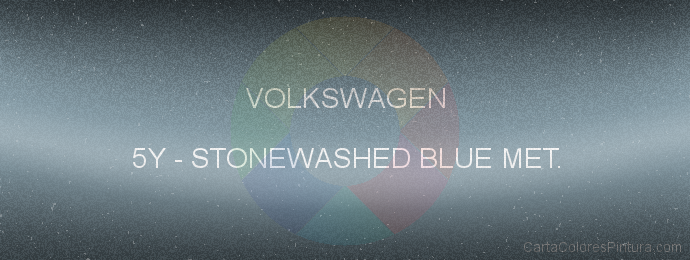 Pintura Volkswagen 5Y Stonewashed Blue Met.