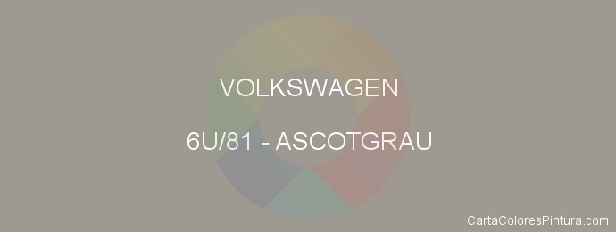 Pintura Volkswagen 6U/81 Ascotgrau