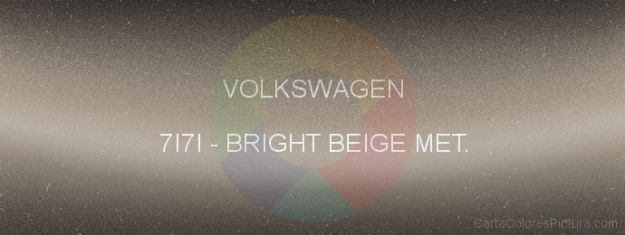 Pintura Volkswagen 7I7I Bright Beige Met.