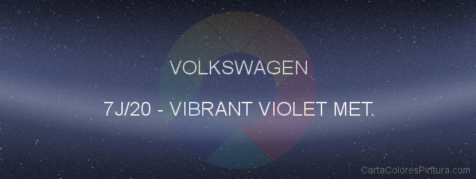 Pintura Volkswagen 7J/20 Vibrant Violet Met.