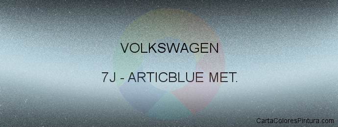 Pintura Volkswagen 7J Articblue Met.