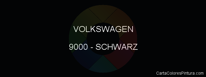 Pintura Volkswagen 9000 Schwarz