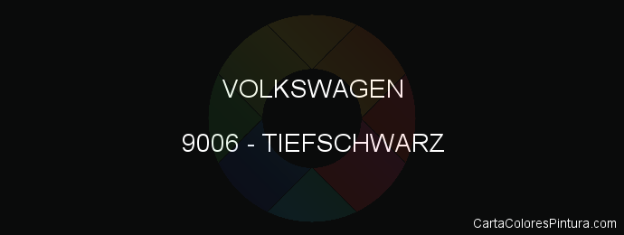 Pintura Volkswagen 9006 Tiefschwarz