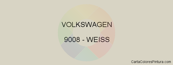 Pintura Volkswagen 9008 Weiss