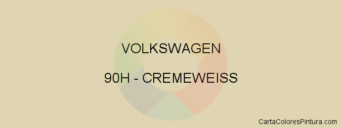 Pintura Volkswagen 90H Cremeweiss