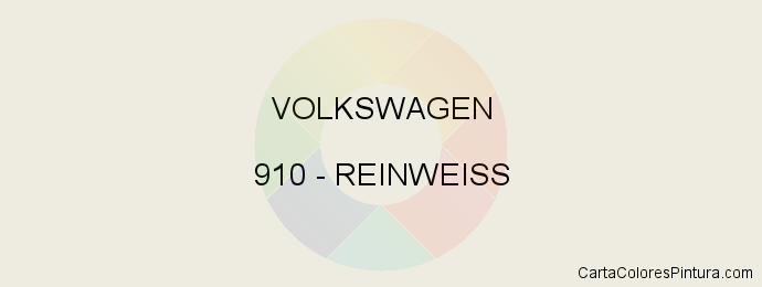 Pintura Volkswagen 910 Reinweiss