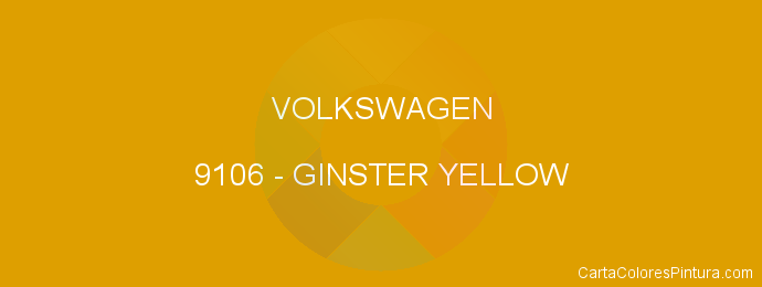 Pintura Volkswagen 9106 Ginster Yellow