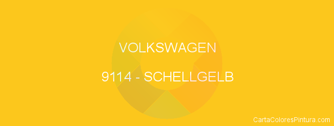 Pintura Volkswagen 9114 Schellgelb