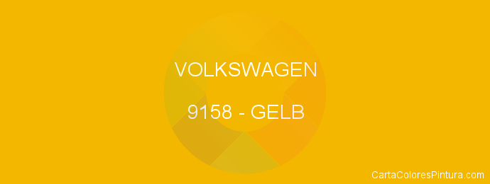 Pintura Volkswagen 9158 Gelb