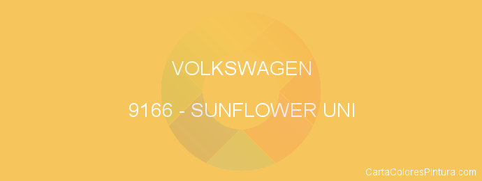 Pintura Volkswagen 9166 Sunflower Uni