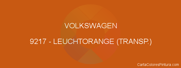 Pintura Volkswagen 9217 Leuchtorange (transp.)