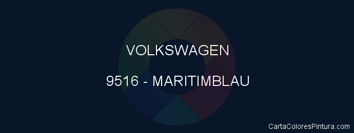 Pintura Volkswagen 9516 Maritimblau