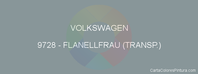 Pintura Volkswagen 9728 Flanellfrau (transp.)