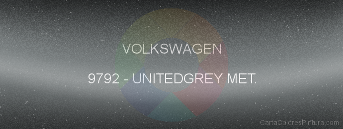 Pintura Volkswagen 9792 Unitedgrey Met.