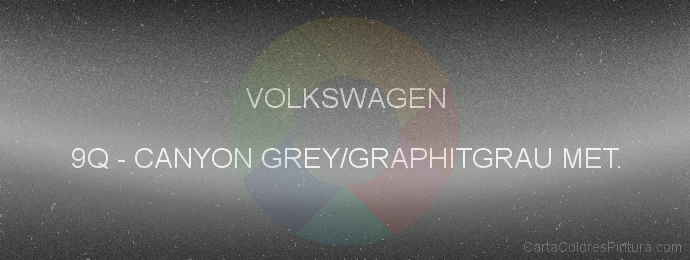 Pintura Volkswagen 9Q Canyon Grey/graphitgrau Met.