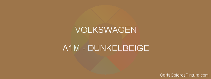 Pintura Volkswagen A1M Dunkelbeige
