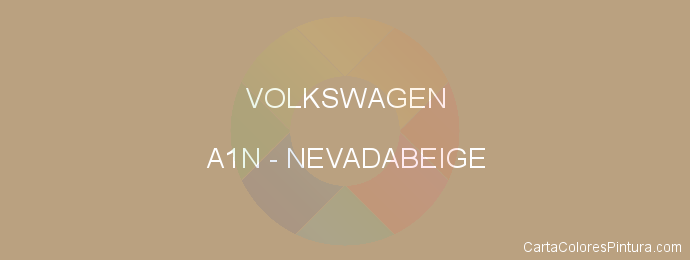 Pintura Volkswagen A1N Nevadabeige