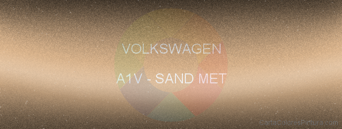 Pintura Volkswagen A1V Sand Met