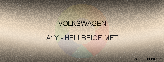 Pintura Volkswagen A1Y Hellbeige Met.