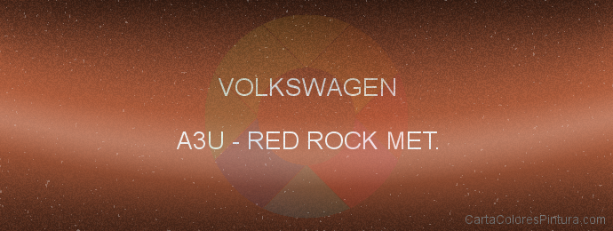 Pintura Volkswagen A3U Red Rock Met.
