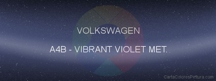 Pintura Volkswagen A4B Vibrant Violet Met.