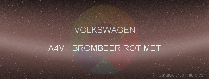 Pintura Volkswagen A4V Brombeer Rot Met.