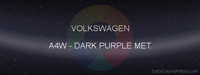 Pintura Volkswagen A4W Dark Purple Met.