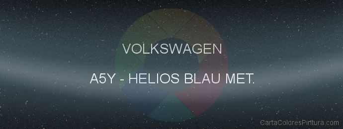 Pintura Volkswagen A5Y Helios Blau Met.