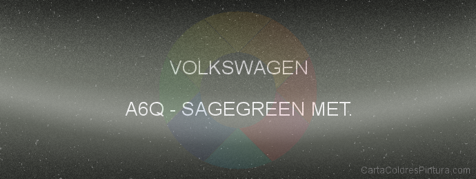 Pintura Volkswagen A6Q Sagegreen Met.